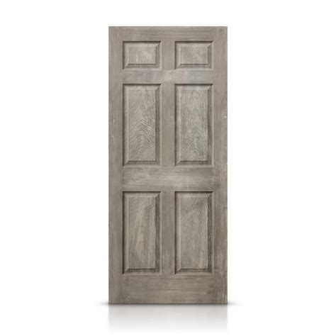 Reviews For CALHOME 36 In X 80 In Vintage Gray Stain Hollow Core