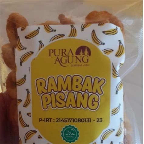 Jual Rambak Pisang Pura Agung Asli Bali Shopee Indonesia