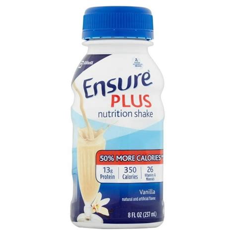 Ensure Plus Nutrition Shake 8 Oz Bottle Abbott