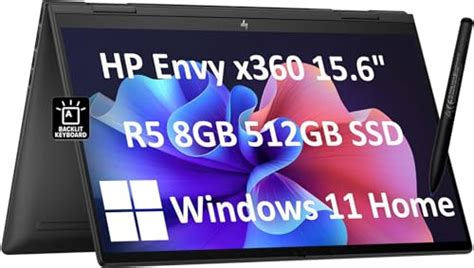 Laptop 2 En 1 Hp Envy X360 Pantalla Táctil Full Hd De 15 6 Pulgadas