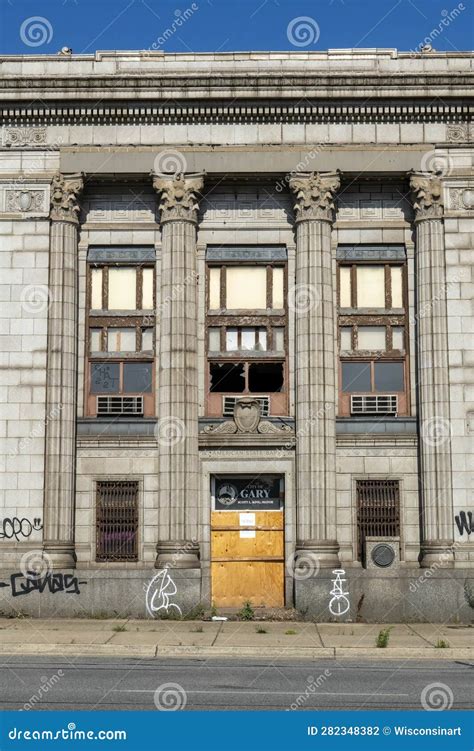 Gary, Indiana, Abandoned Building, Ruins Editorial Photography - Image ...