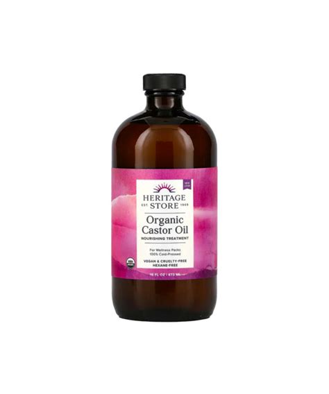 Heritage Store Organic Castor Oil 473 Ml Look Heloo