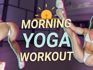 Yoga Workout In Sheer White Lingerie With Hannahjames710 Thong And Bra Pornhub