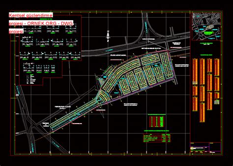 Kentsel G Lendirme Projesi Dwg Projesi Autocad Projeler