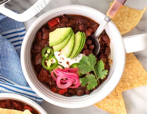 Black Bean Chili Recipe Love And Lemons