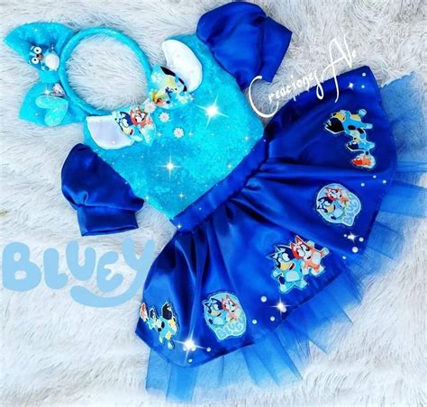 Disfraz Vestido Bluey Bingo Cachorro Bebe Ni A Fiesta Cumplea Os