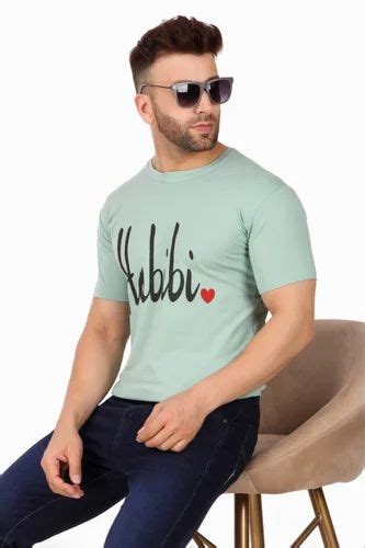 Mens Printed Cotton T Shirt Round Neck At Rs 280 In Surat Id