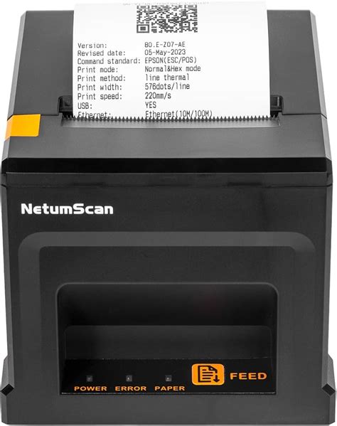 Netumscan Stampante Per Ricevute Pos Mm Stampante Termica Per