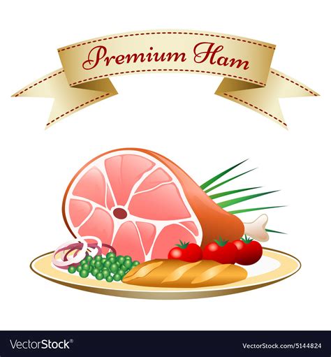 Premium Ham Royalty Free Vector Image Vectorstock
