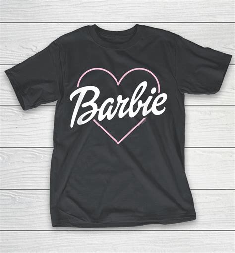 Barbie Logo Heart Shirts Woopytee