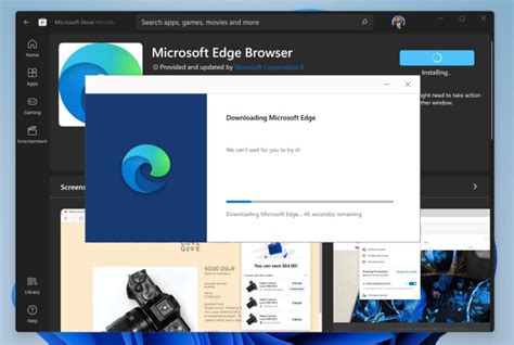 Windows 11 el navegador Edge ahora también está disponible en