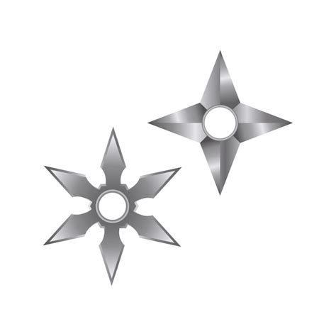 Premium Vector Sharp Shuriken Illustration