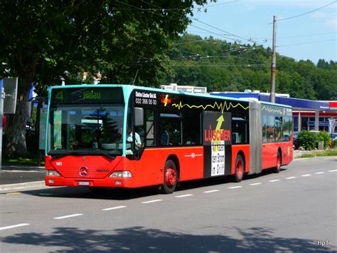 Vb Biel Mercedes Citaro Nr Be Unterwegs Auf Der Linie In