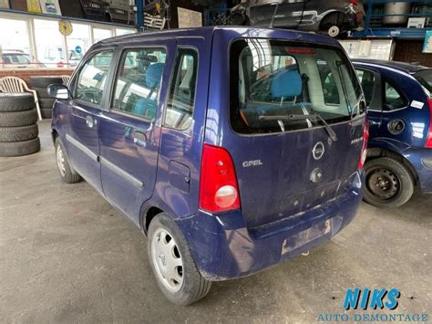 Opel Agila V Sloopvoertuig Blauw Niks Autodemontage