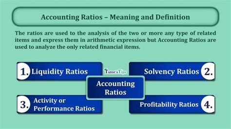 Accounting Ratios Meaning And Definition Tutors Tips