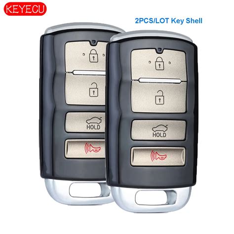 Keyecu Pcs Button Replacement Smart Remote Car Key Shell Case For