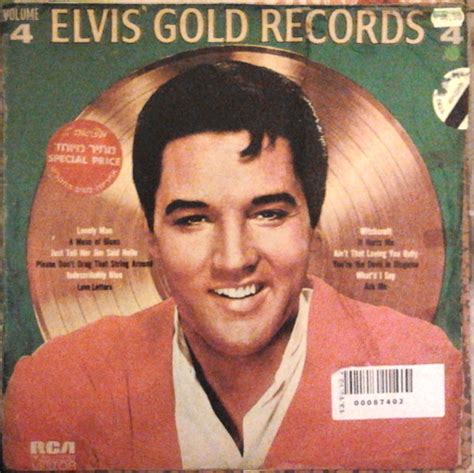 Elvis Gold Records Volume 4 By Elvis Presley LP RCA Victor