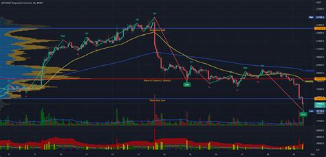 Bitcoin 1 Hourly Chart And The VRVP Levels For BYBIT BTCUSDT By