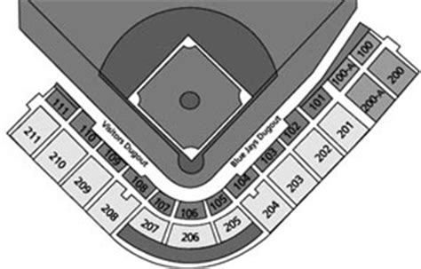 toronto blue jays stadium chart