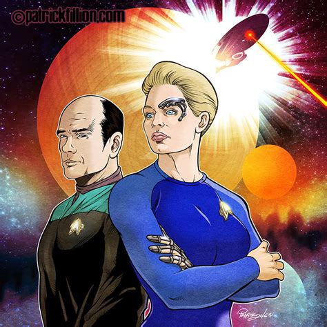 Star Trek VOYAGER anniversary fan art!