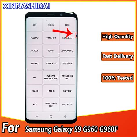 100 Testado Para Samsung Galaxy S9 G960 G960f Defeito Display Lcd