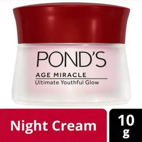 Jual Ponds Age Miracle Ultimate Youthful Glow Night Cream G Shopee