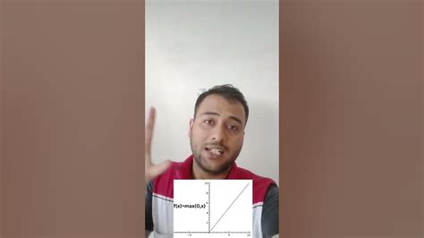 rectified linear unit relu function youtube