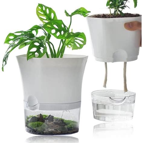 Pots De Fleurs En Plastique D Auto Arrosant Pots À Plantes Système D