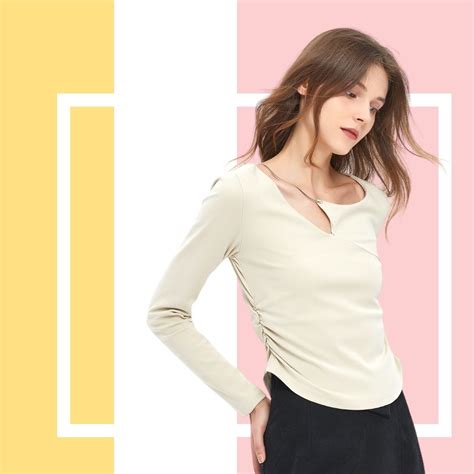 韓國人氣品牌 | *[杏色]女裝長袖上衣(F0000L)(平行進口) | 尺碼 : L | HKTVmall 香港最大網購平台