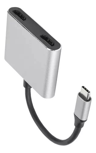 Adaptador Tipo C Para Hdmi 4k Usb C Para Carregamento Duplo