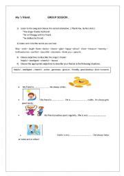 Friends Group Session Th Forms Esl Worksheet By Yassour