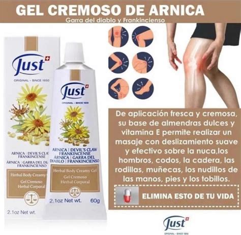 Gel Cremoso De Árnica Just Cuotas sin interés