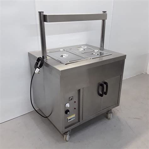 Secondhand Catering Equipment Food Service Trolleys With Bain Maries Bain Marie Hot Cupboard