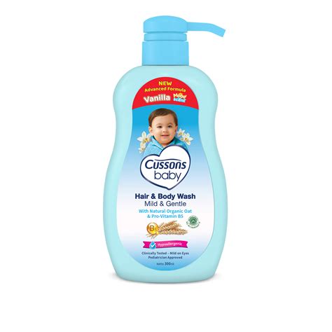 Cussons Baby Mild Gentle Hair Body Wash Pump