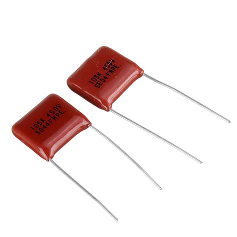 New 10pcs 1uf 450v Cbb Polypropylene Film Capacitor Pitch 15mm 105 450v