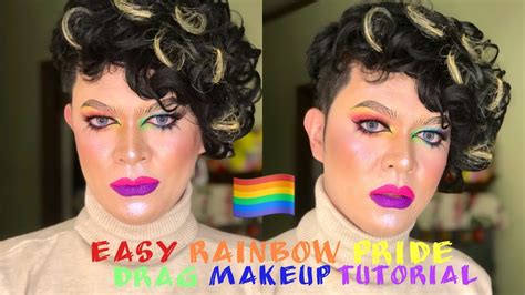 Happy Pride Month Easy Makeup Tutorial Q And A Portion Rainbow Drag