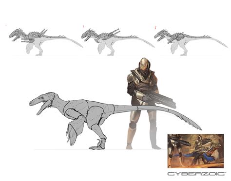 Cyberzoic Desert Clan Deinonychus Raptor Guards Welcome To Creative