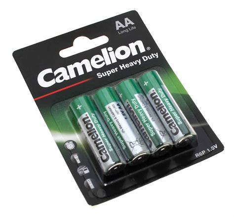 Er Pack Camelion Super Heavy Duty Mignon Batterie Aa V Mah R P