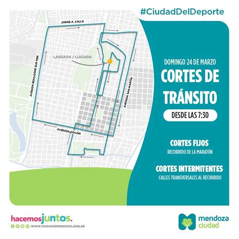 Media Maratón Estos Serán Los Cortes De Calles Programados Para Este