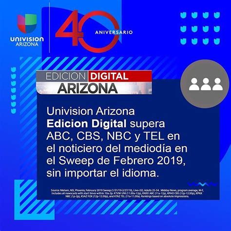 Univision Arizona Edición Digital Supera A Abc Cbs Nbc Y Tel En El