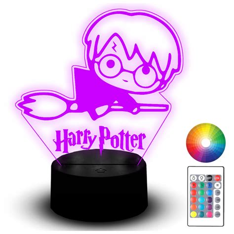 LAMPKA NOCNA LED HARRY POTTER MIOTŁA NIMBUS RÓŻDŻKA 3D GADŻETY DZIECKO