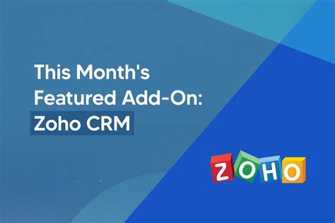 This Month S Featured Add On Zoho Crm Gravity Forms