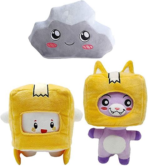 Lankybox Thicc Boxy Plush Toy Stuffed Plushies Large Robot Lanky