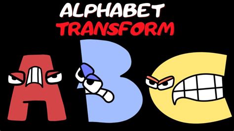 Alphabet Lore But Everyone Is ANGRY Version A Z YouTube