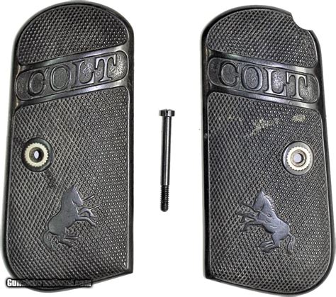 Original Colt 1903 1908 Hammerless Auto Grips