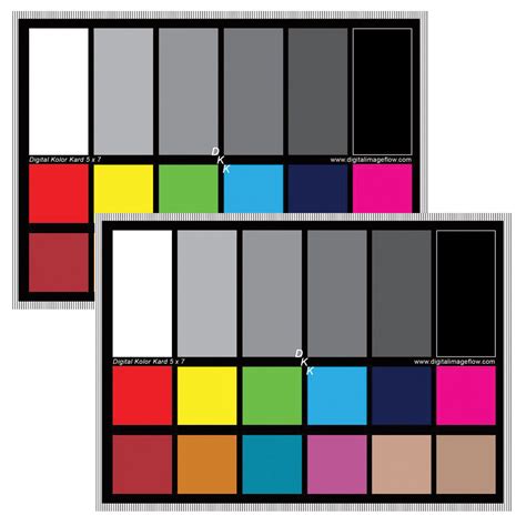 Dgk Color Tools Dkk Color Calibration Chart Set Dkk Set Of 2 Bandh