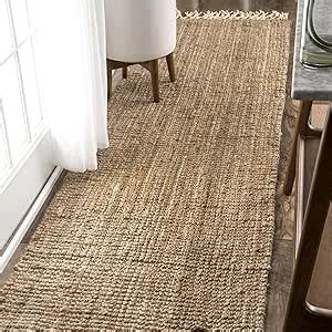 Nuloom Raleigh Farmhouse Alfombra Con Borlas De Yute De Pies