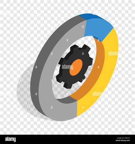 Gear Wheels Isometric Icon Stock Vector Image Art Alamy