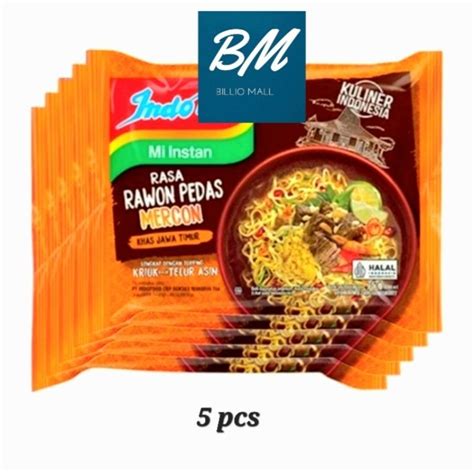 Jual Indomie Rawon Pedas Mercon Pcs Shopee Indonesia