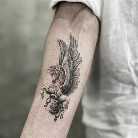 Pegasus Tattoo For Men